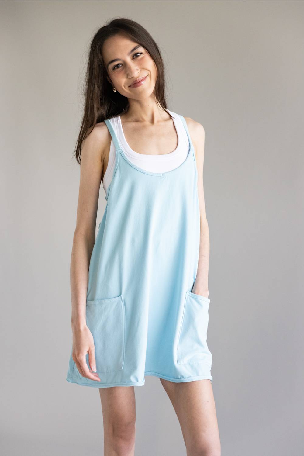 FP Movement Hot Shot Mini Dress for Women in Bright Blue