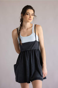 FP movement hot shot strappy romper black