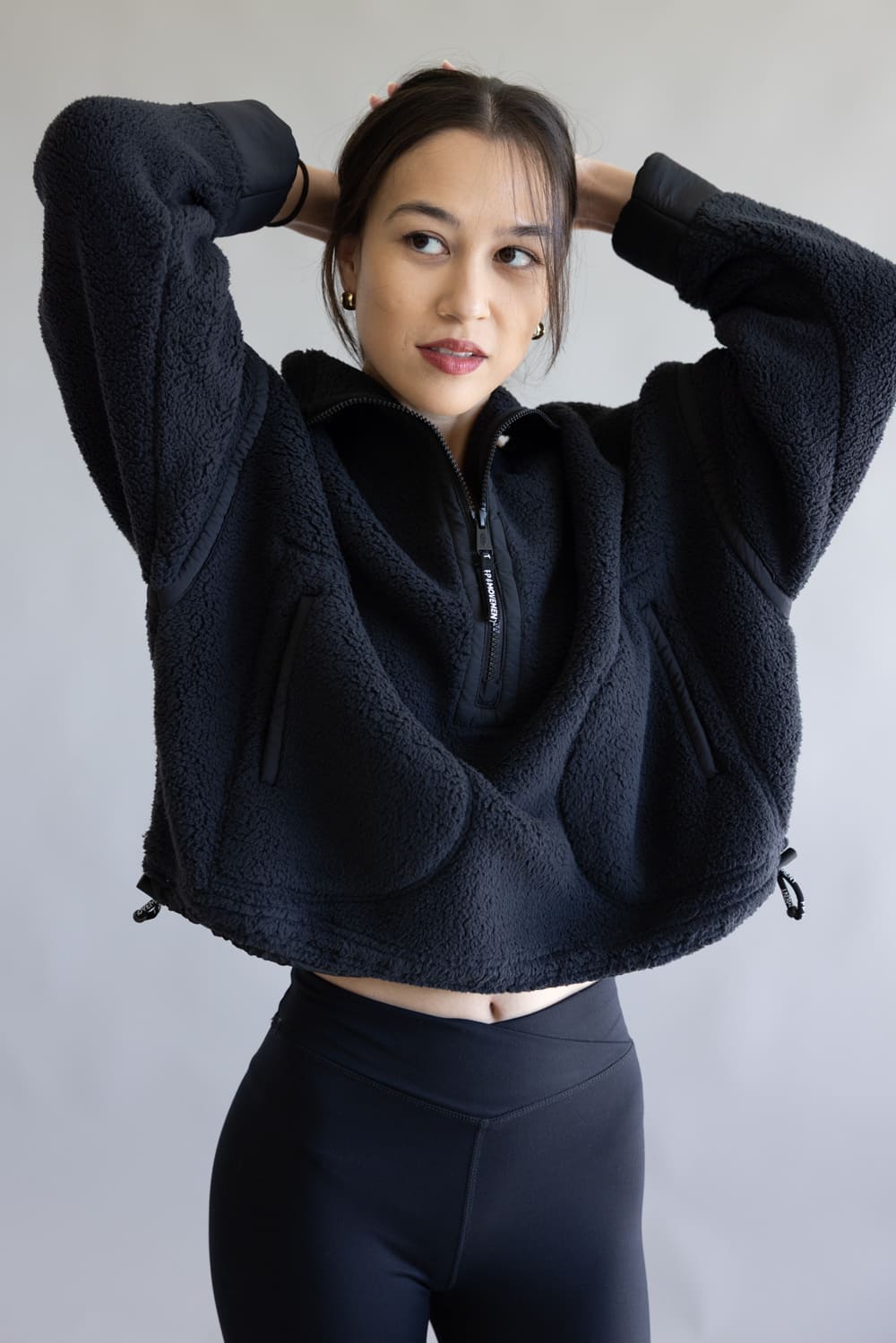 FP Movement Mountain High ½ Zip Fleece for Women in Black