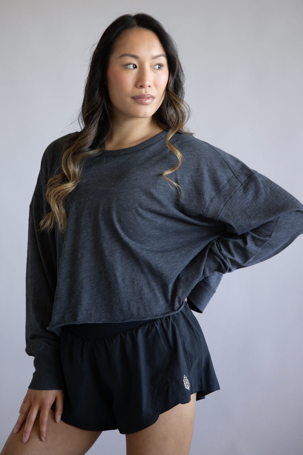FP Movement My Time Layer Tee for Women in Black