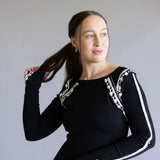 Free People Lost Love Long Sleeve Top for Women in Black