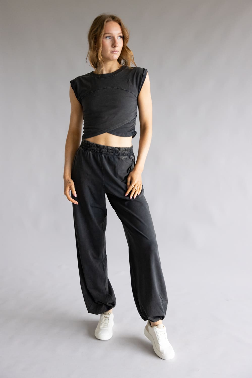 FP Movement Hot Shot Crossover Set for Women in Black
