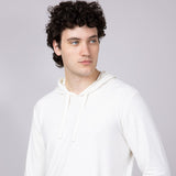 Free Fly Bamboo Slub Hoodie II for Men in Sea Salt