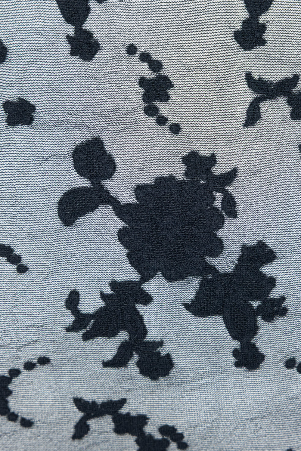 Free People Flocked Floral Tights for Women in Black
