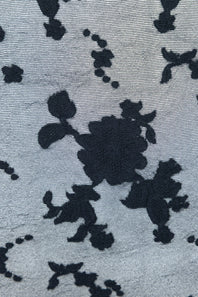 Free People Flocked Floral Tights for Women in Black