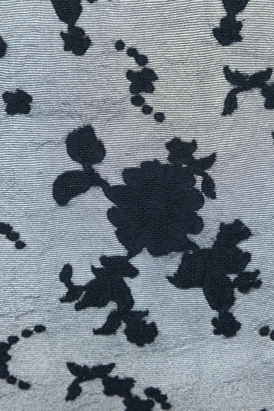 Free People Flocked Floral Tights for Women in Black