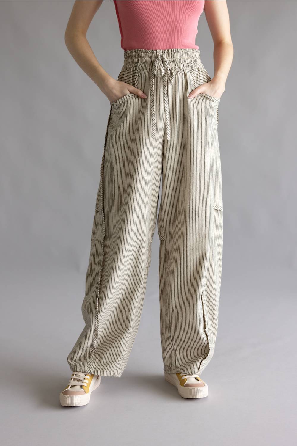 Free People Something Good Pull-On Barrel Pants