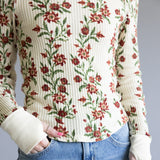 Free People We The Free Pretty Little Thermal for Women in Sand Combo Folk Vine