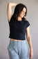 Free People We The Free Protagonist Top for Women in Black