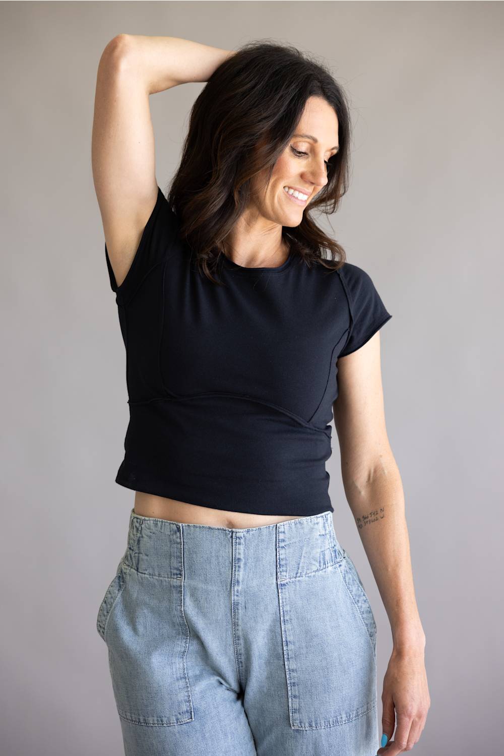 Free People We The Free Protagonist Top for Women in Black