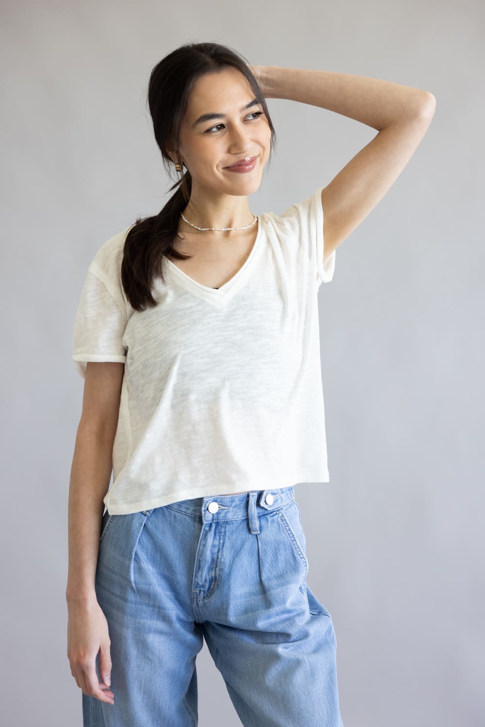 Free People We The Free Take 2 Tee for Women in Clean Ivory