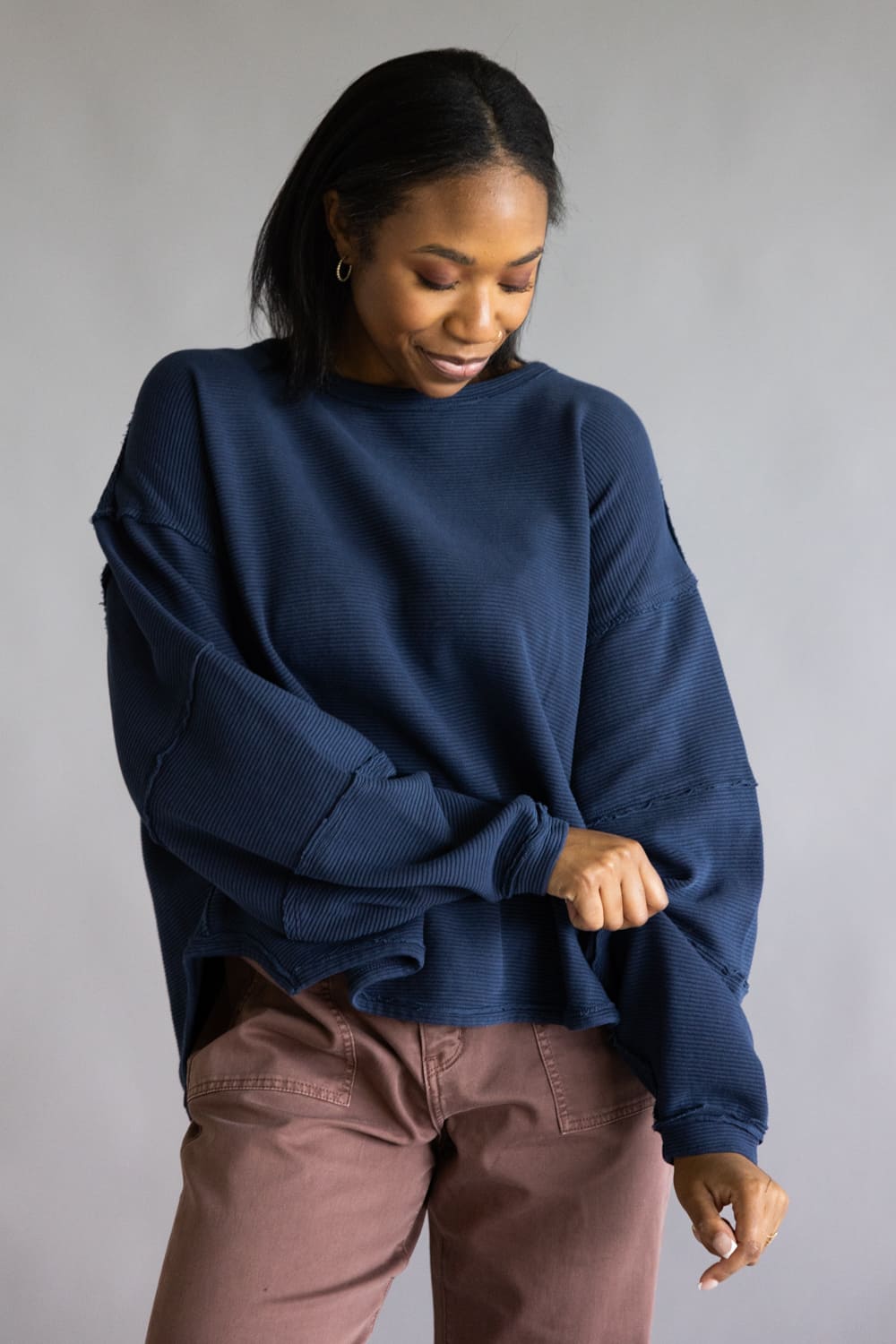 Free People We The Free Total Eclipse Tee for Women in Deeper Iris