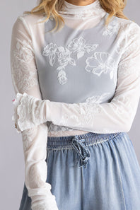 Free People You Decide Long Sleeve for Women in White