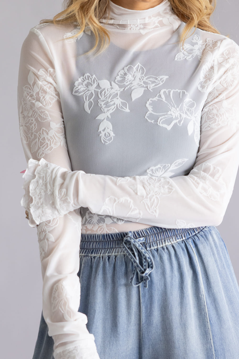 Free People You Decide Long Sleeve for Women in White