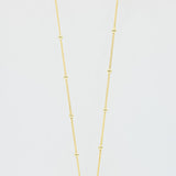 Gold Bubble Letter Initial “A” Necklace