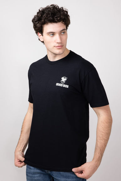 Good Boy Camo Dog T-Shirt for Men in Black