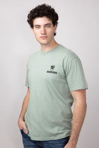 Good Boy Fetch Dog T-Shirt for Men in Sage
