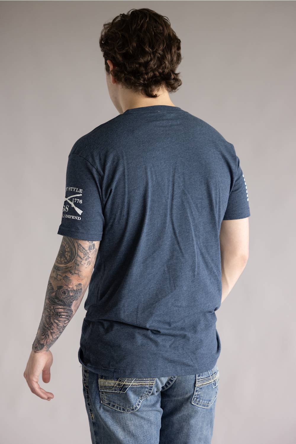 Grunt Style 1776 Garage T-Shirt for Men in Navy