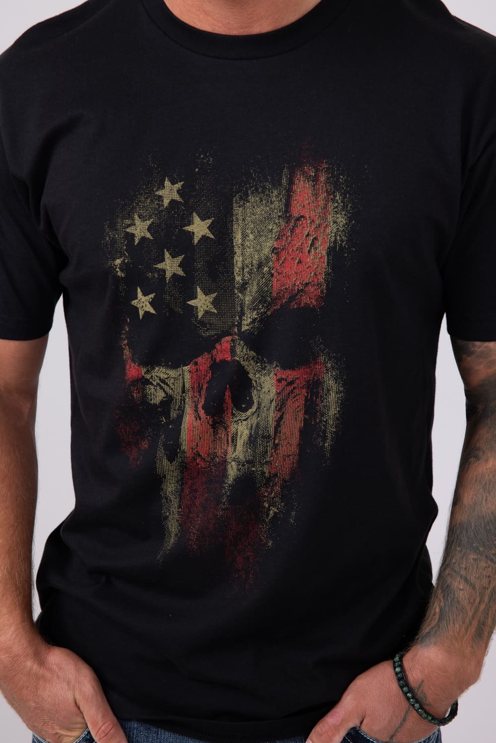 Grunt Style American Reaper 2.0 T-Shirt for Men in Black