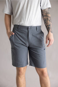 Hallstatt 10 Cargo Shorts for Men in Dark Gray