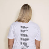 Henry Kellem I AM Graphic T-Shirt in White 