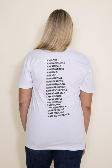 Henry Kellem I AM Graphic T-Shirt in White 