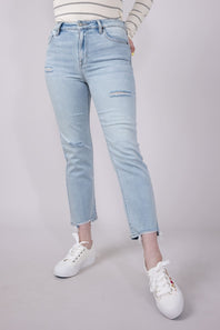 Hidden High Rise Crop Cigarette Skinny Jeans for Women