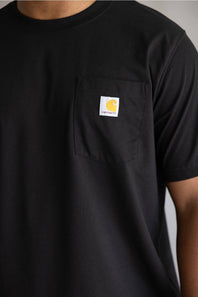 Carhartt Irvine Relaxed Terrain Layered Camo T-Shirt for Men in Black