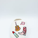 In My Cozy Era Patch Slippers for Women in White