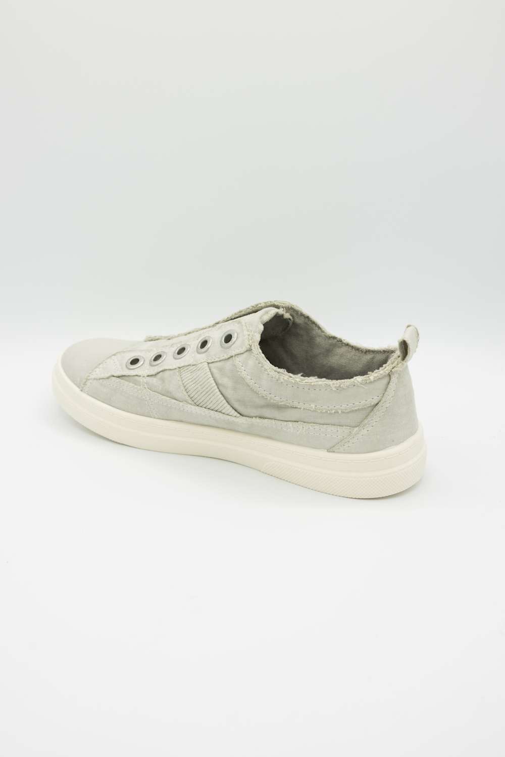 Blowfish Malibu Hangout Slip On Sneakers for Women in Washed Grey | J8827F1-GREY