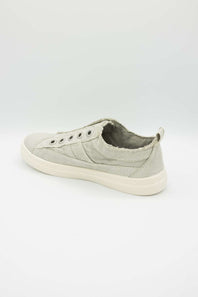 Blowfish Malibu Hangout Slip On Sneakers for Women in Washed Grey | J8827F1-GREY