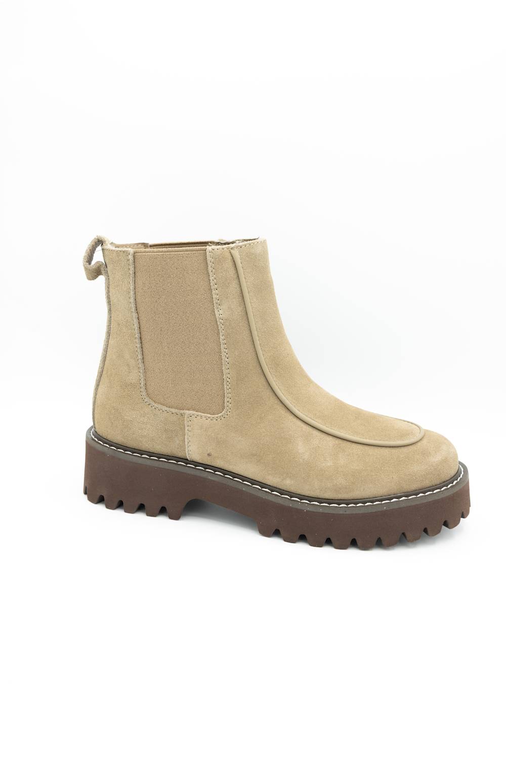 Project Cloud Jannie Lug Booties for Women in Taupe | PCA-419-LIGHT TAUPE