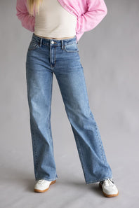 JBD Halle High-Rise Straight Leg Jeans for Women