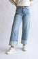 JBD Mid Rise Slim Wide Leg Jeans for Women