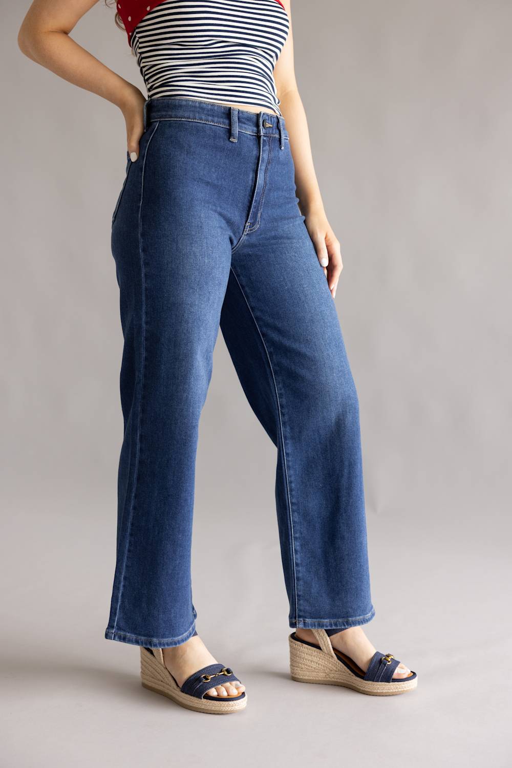 JBD Ruby High Rise Trouser Jeans for Women