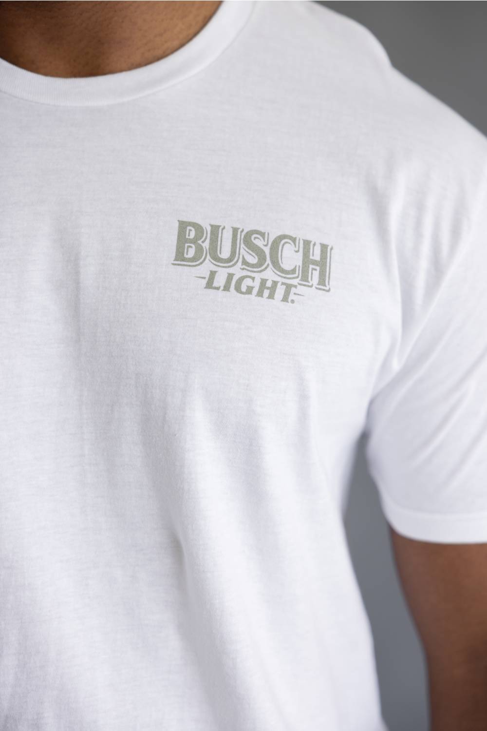JEDCo Busch Camo Dog T-Shirt for Men in White