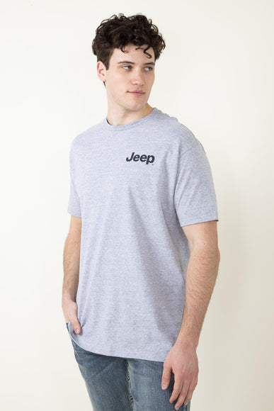 Jeep USA T-Shirt in Heather Grey