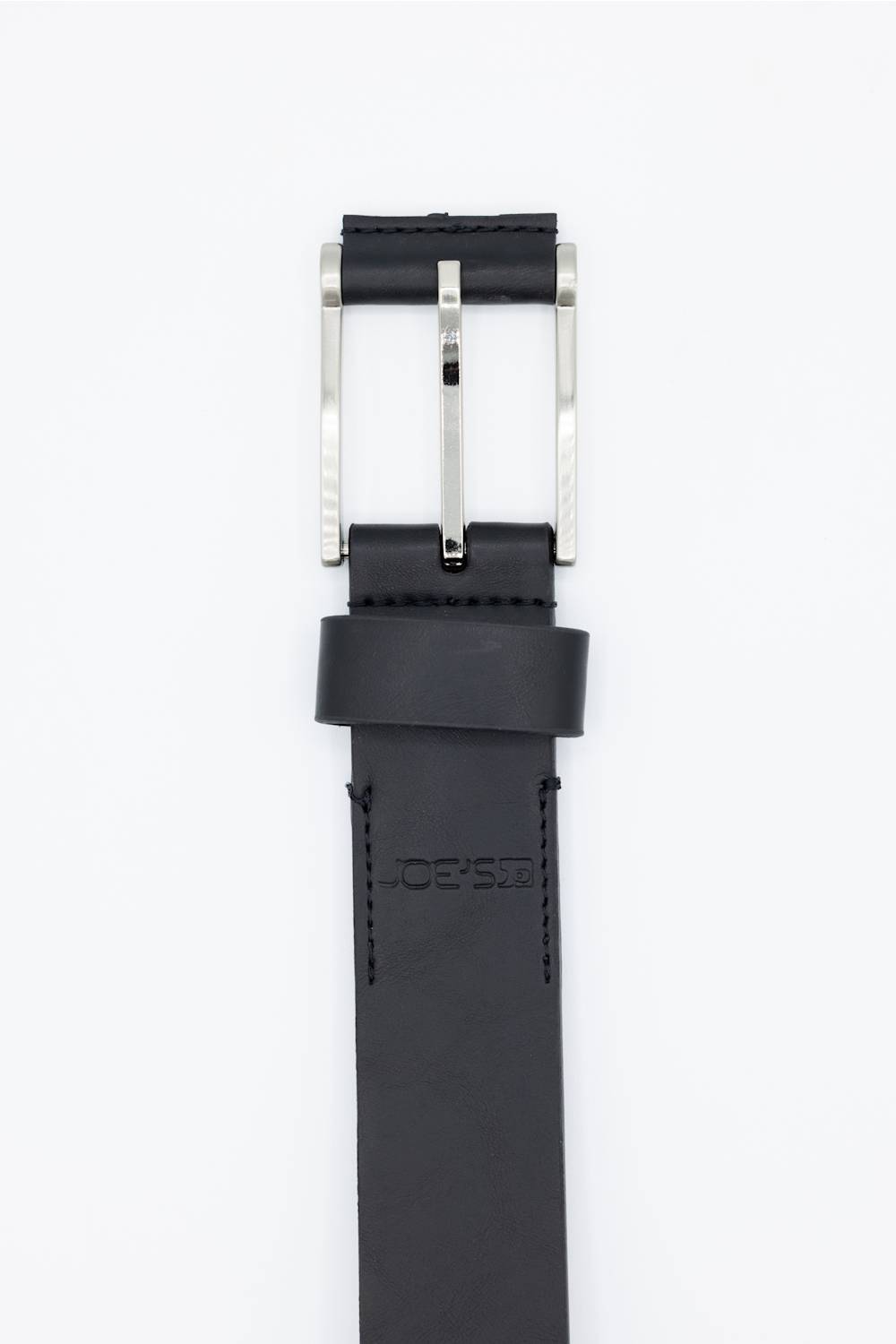 Joe’s Smooth Leather Belt for Men in Black | 87293-BLACK