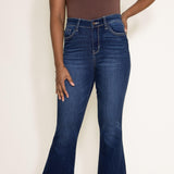 Judy Blue High Rise Trouser Flare Jeans for Women