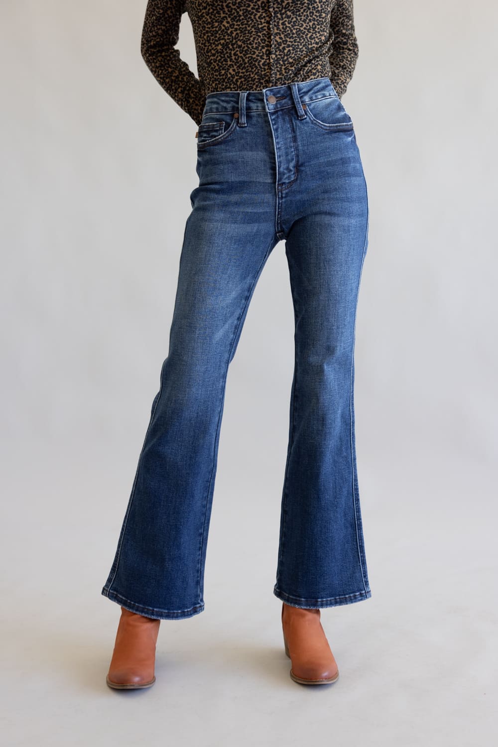Judy Blue High Rise Tummy Control Bootcut Jeans for Women