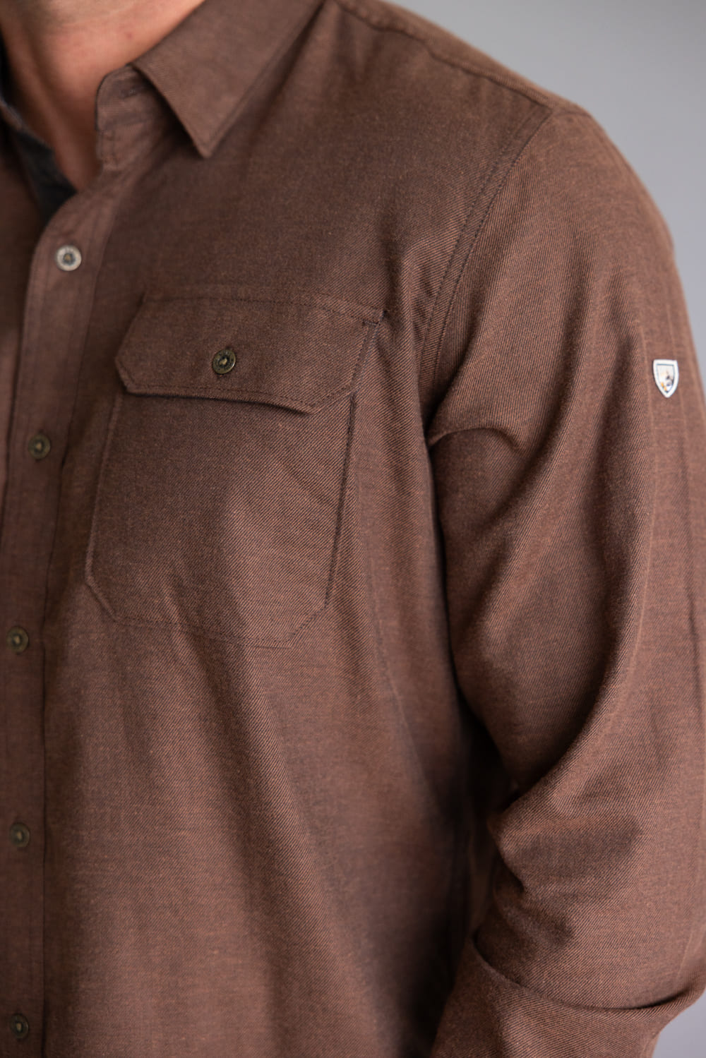 Kuhl Descendr Flannel Shirt for Men in Rustic Brick