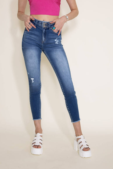 KanCan Danica High Rise Ankle Skinny Jeans for Women