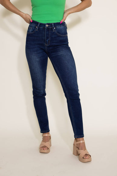 KanCan High Rise Cigarette Fit Jeans for Women