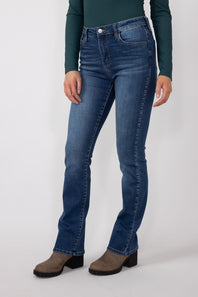 KanCan High Rise Medium Wash Clean Skinny Bootcut Jeans for Women