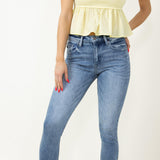 KanCan Silvanna Mid Rise Ankle Skinny Jeans for Women