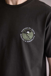 Katin Sur T-Shirt for Men in Black Wash
