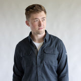Kuhl Descendr Flannel Shirt for Men in Deep Abyss | 7244-DEEPABYSS
