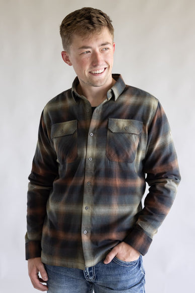 Kuhl Dillingr Flannel Shirt for Men in Dune