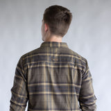 Kuhl Fugitive Flannel Shirt for Men in Roasted Barley