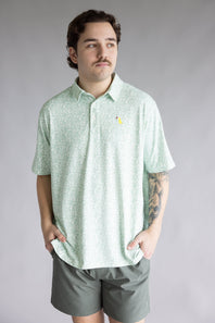 Local Boy Dirty Myrtle Gimme Putt Polo for Men in White